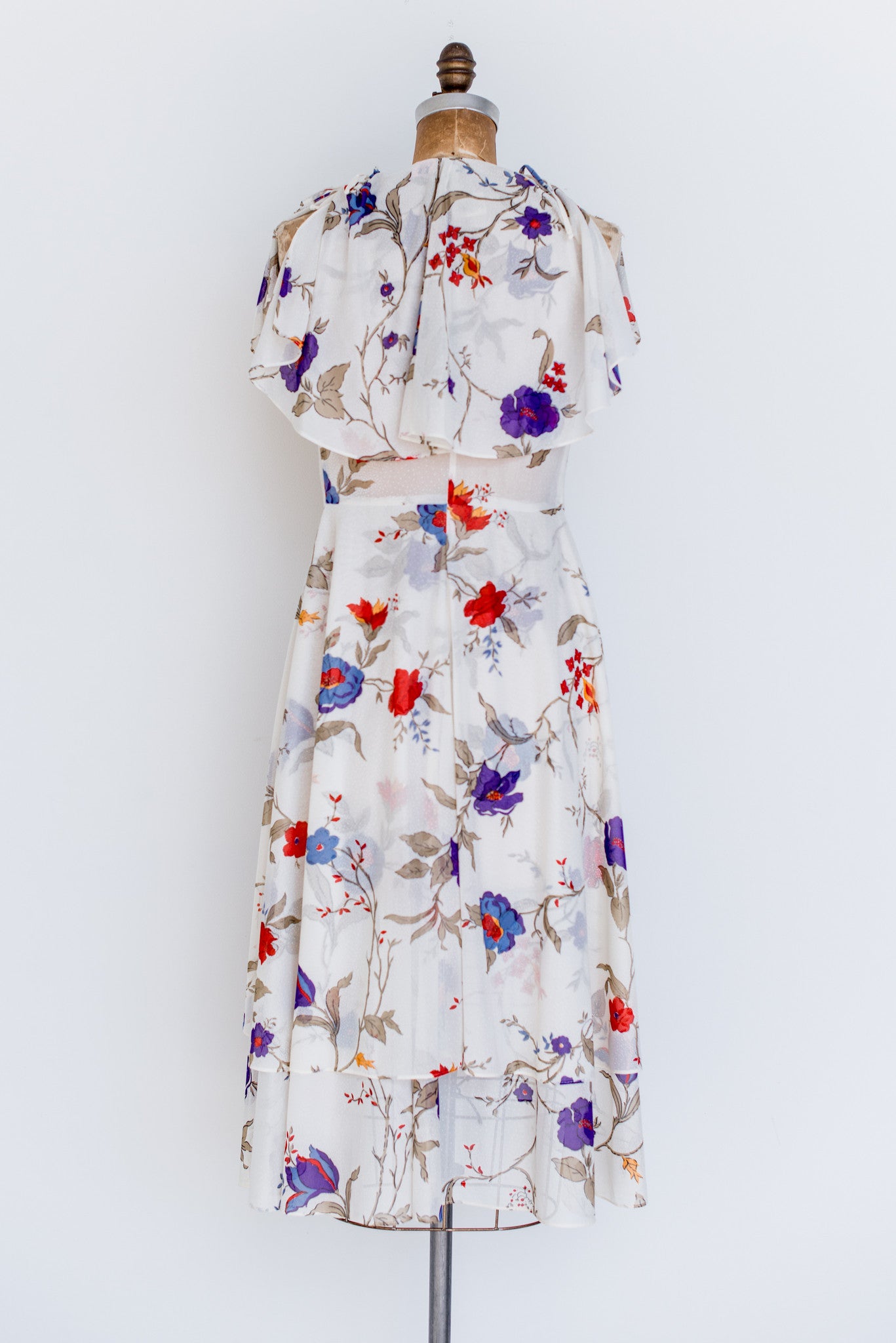 1970s Floral Wrap Dress - S/M | G O S S ...